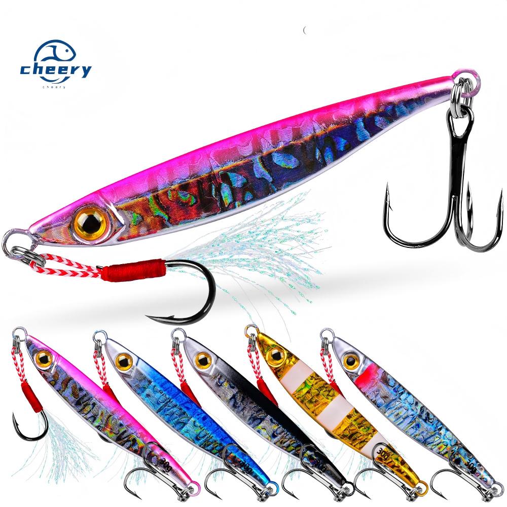Cheery Shore Cast Fishing Lure Slow Shaking DUO Jigbait 15g Artificial Lead Jig Bait for Saltwater Fish & Bass – Hard Lure – view 1