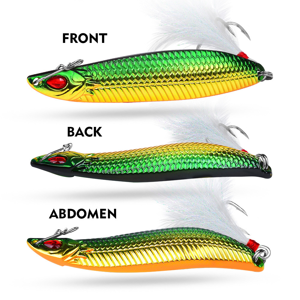 10g Artificial Metal Spoon Long Throw Bait Fishing Lure S-shape Jigging for Trout Saltwater Fish & Pike – Spoon & Spinner – view 2