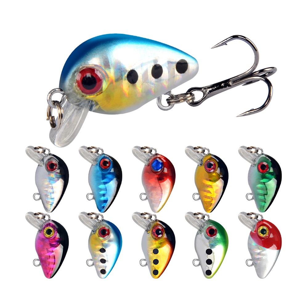 Internal Laser Minnow Lure, Bionic Hard Bait Fishing Hook, 2.6cm/2.1g, Suitable for Tilapia – Crankbait – view 1