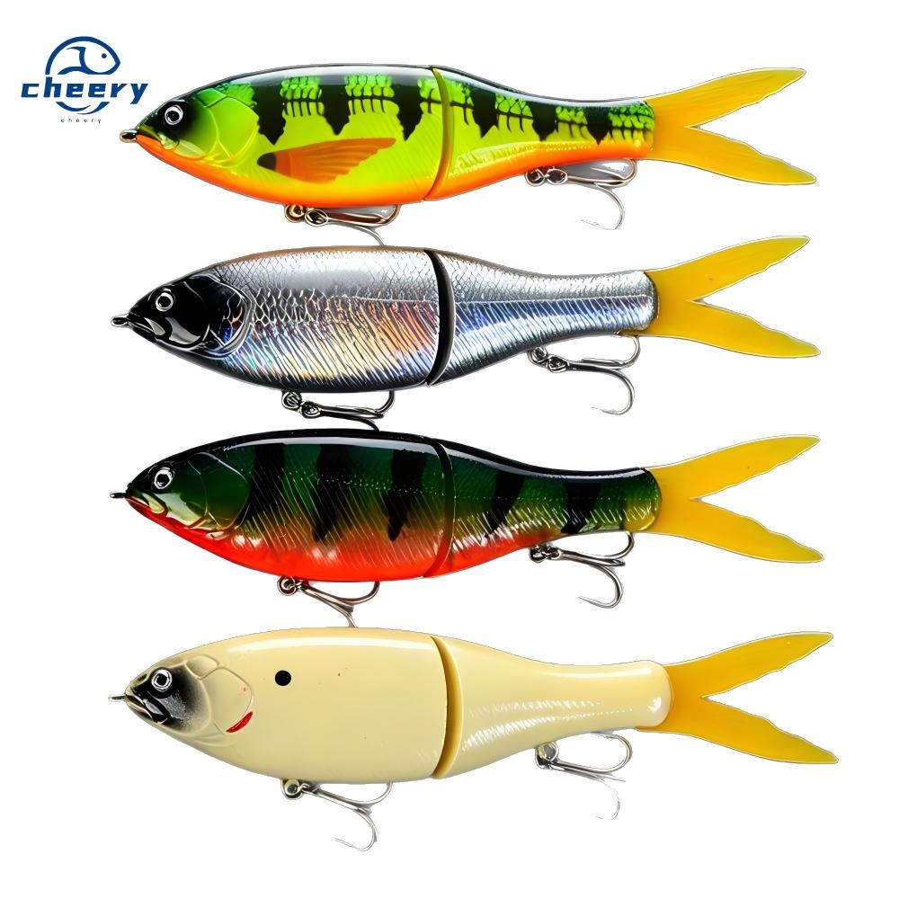 CHEERY New Tail Multi-Jointed Fishing Lure, Swimbait for Pike Bass, Saltwater Freshwater Fishing Tackle – Hard Lure – view 1