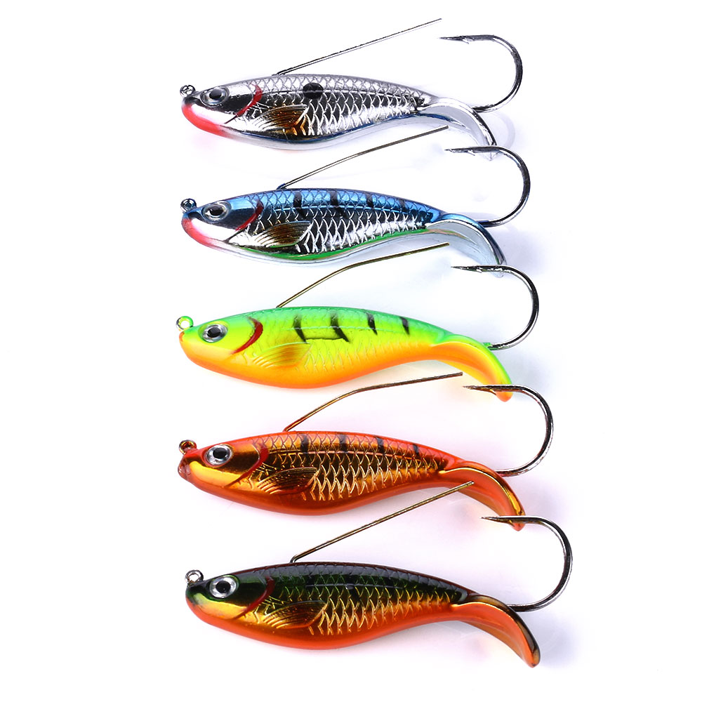 Haike XY-16 Cross-Border 8.5cm/21.2G Iron Plate Lure Single Hook Fish Scale Hard Bait Artificial Bass Fishing Gear Ocean Fishing – Hard Lure – view 1