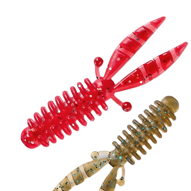 Palmer 55mm 1.9g PVC Soft Shrimp & Prawn Lure Bionic Crawfish Worm Bass Bait Without Hooks – Soft Lure – view 3