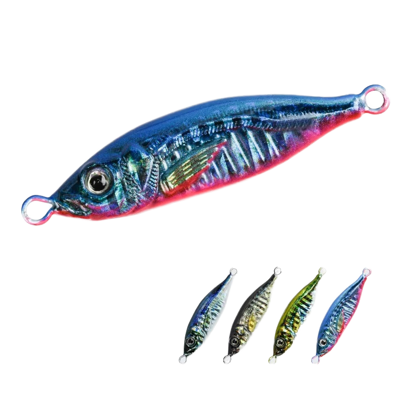 3D Printed S-Shape Luminous Metal Jig Long Cast Sea Fishing Lure for Mackerel Bass – Hard Lure – view 1