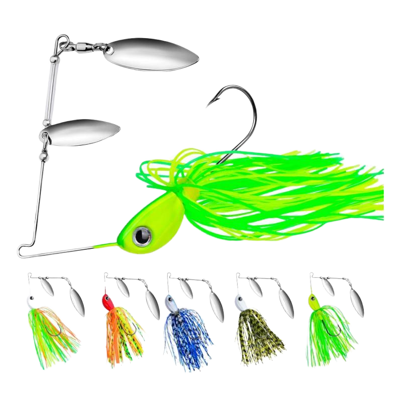 Metal Blade Spinnerbait with Fringe, 10g/14g Anti-snag Bionic Fishing Lure – Fishing Lure – view 1