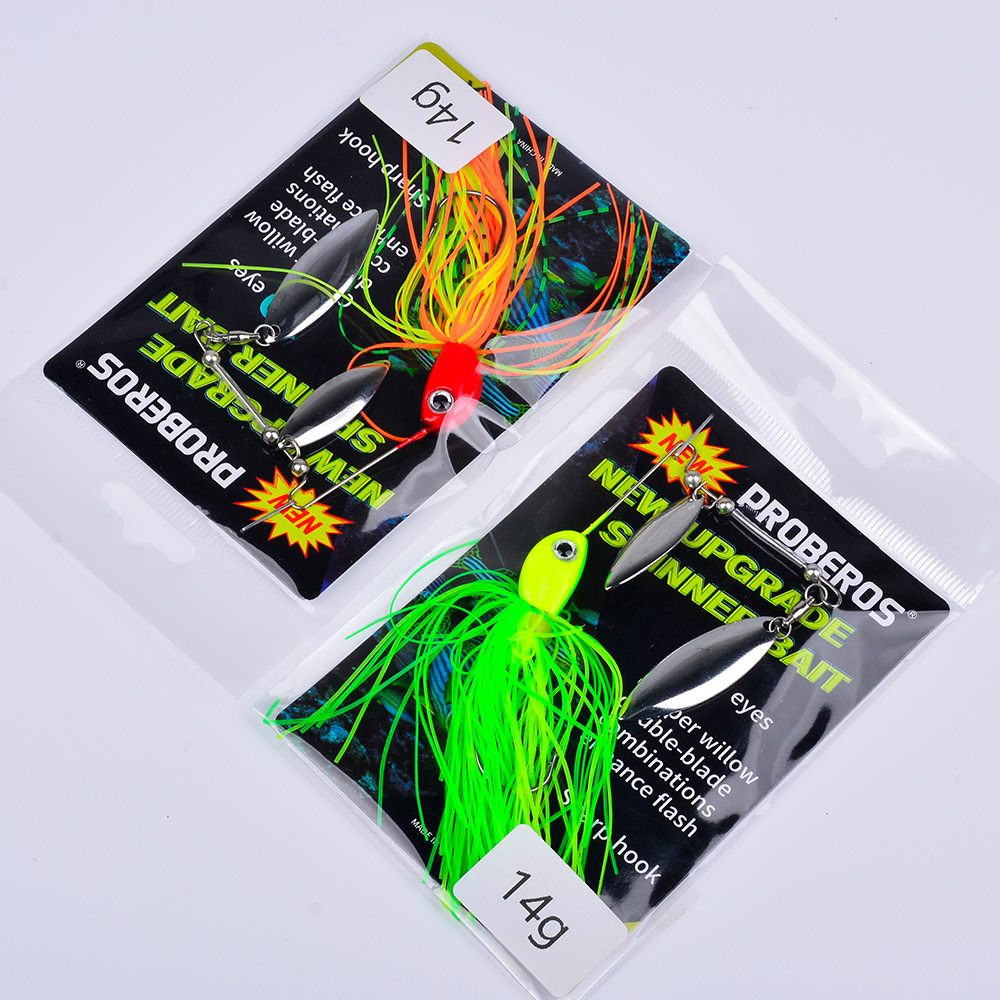 Metal Blade Spinnerbait with Fringe, 10g/14g Anti-snag Bionic Fishing Lure – Fishing Lure – view 4