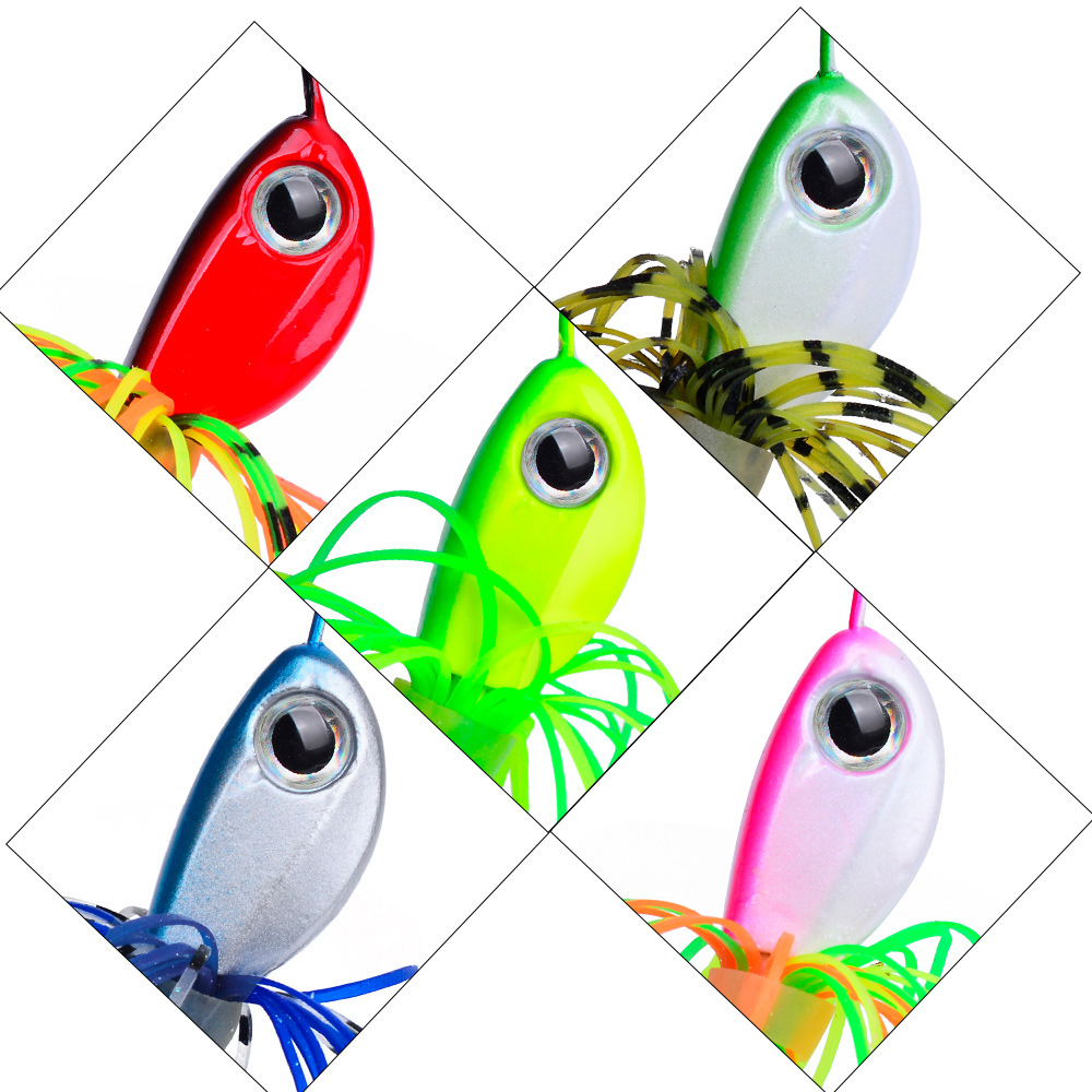 Metal Blade Spinnerbait with Fringe, 10g/14g Anti-snag Bionic Fishing Lure – Fishing Lure – view 3