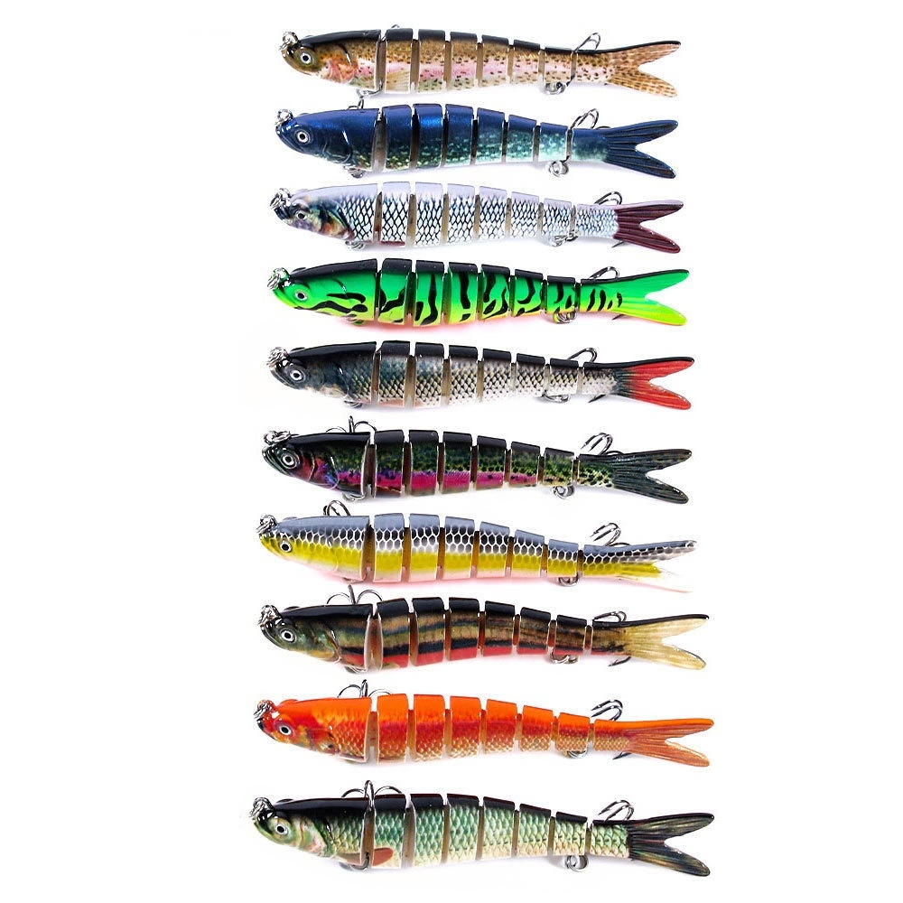 Sinking Multi-Jointed Fishing Lure Set, Multi-Segment Minnow Bait, Plastic Hard Bionic Lure Outdoor Fishing Tackle – Hard Lure – view 5