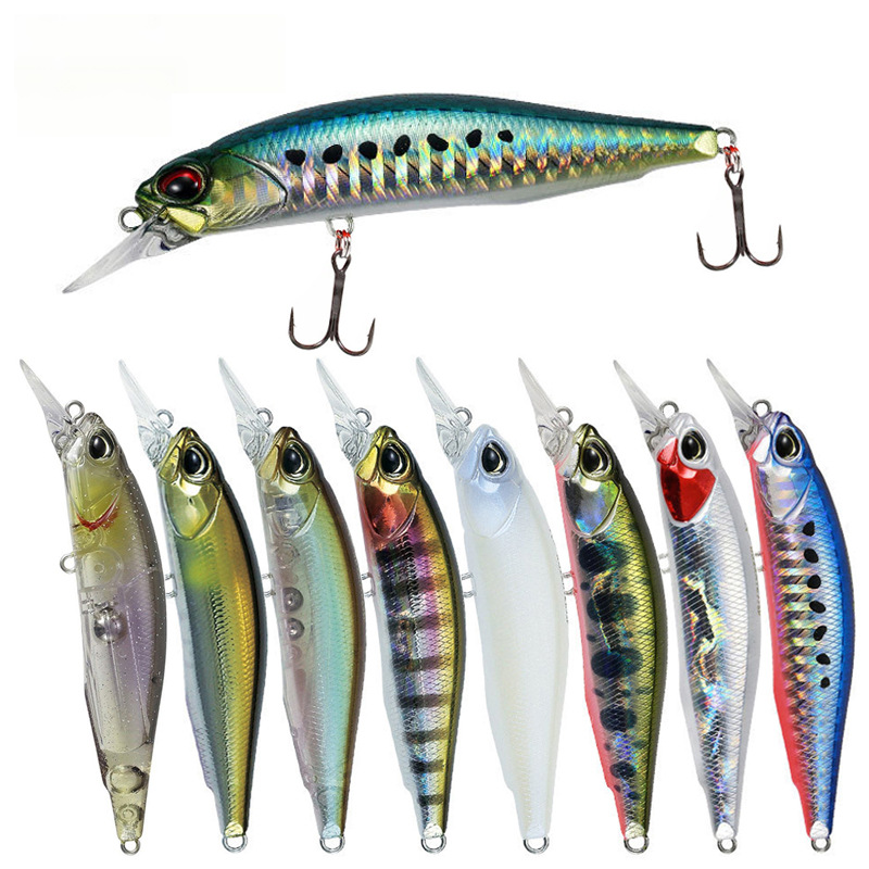 Suspending Sinking Minnow Lure, 77mm/8.4g Long Cast Saltwater Bionic Fake Bait for Bass Topmouth Culter – Hard Lure – view 1