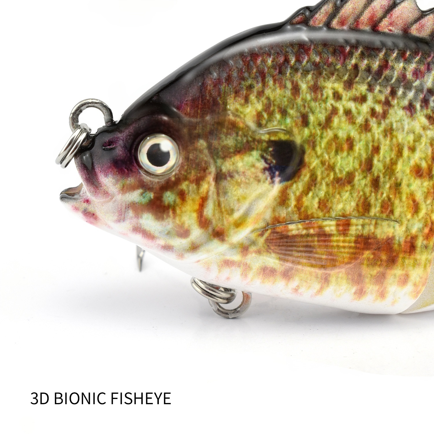 2-Segment Bionic Hard Lure with Hair Tail, 125mm 43.2g Fishing Tackle Lure for Angling – Hard Lure – view 4