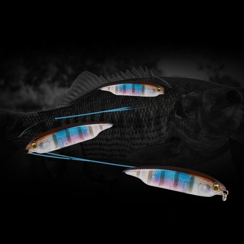 Long Cast Slow Sinking Pencil Lure, Walk the Dog Bionic Fishing Bait, 5.5g / 11g for Topmouth Culter Bass Fishing Tackle – Pencil – view 5