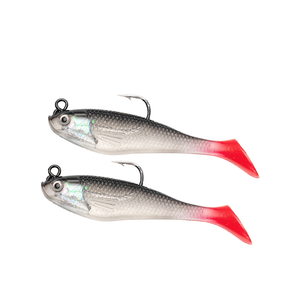 8cm 9g Single Hook Lead Jig T-Tail Soft Fish Lure, Full Water Layer Freshwater Saltwater New Lead Soft Bait – Hard Lure – view 1
