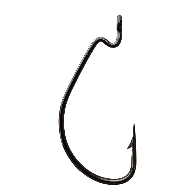 Enhanced Wide Gap Crank Hook, Lure Fishing Offset Hook for Texas Rig, Soft Bait Worm Hook, Fishing Tackle – Fishhook – view 5