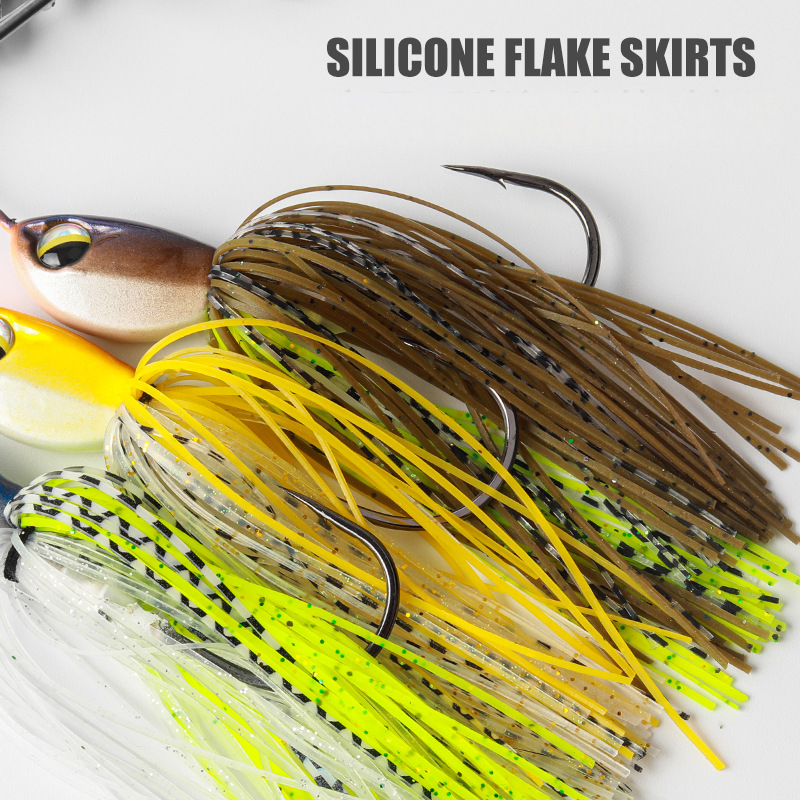 High-Speed Composite Spinnerbait Lure, 7g-14g, Buzz Bait for Bass Fishing – Spoon & Spinner – view 5