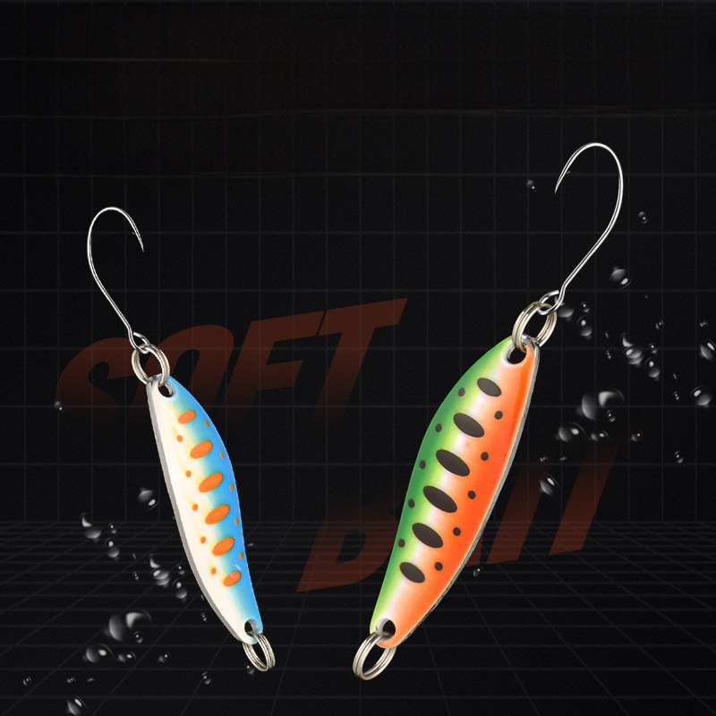 Taiyu Curved Willow Blade Spinner Lure, 5g 4.5cm Micro Fishing Spoon for Topmouth Culter, Minnow White Bait, Wholesale Fish Hook – Spoon & Spinner – view 4