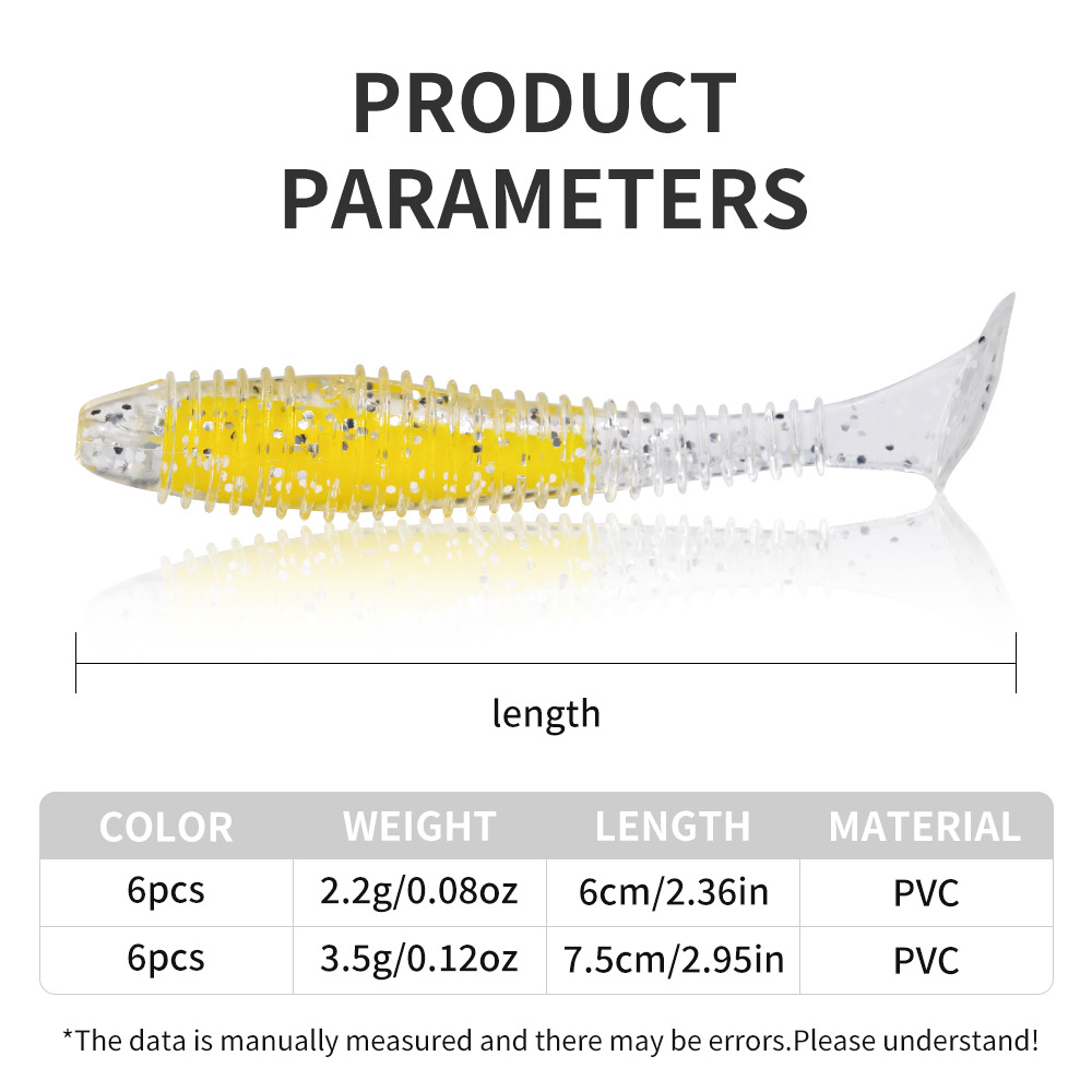 Wholesale T-Tail Lead Fish Lure Boxed, 9.5cm 20g Long Cast Glow-in-the-Dark Fishing Lure, JIG Lead Head T-Tail Soft Bait – Hard Lure – view 3