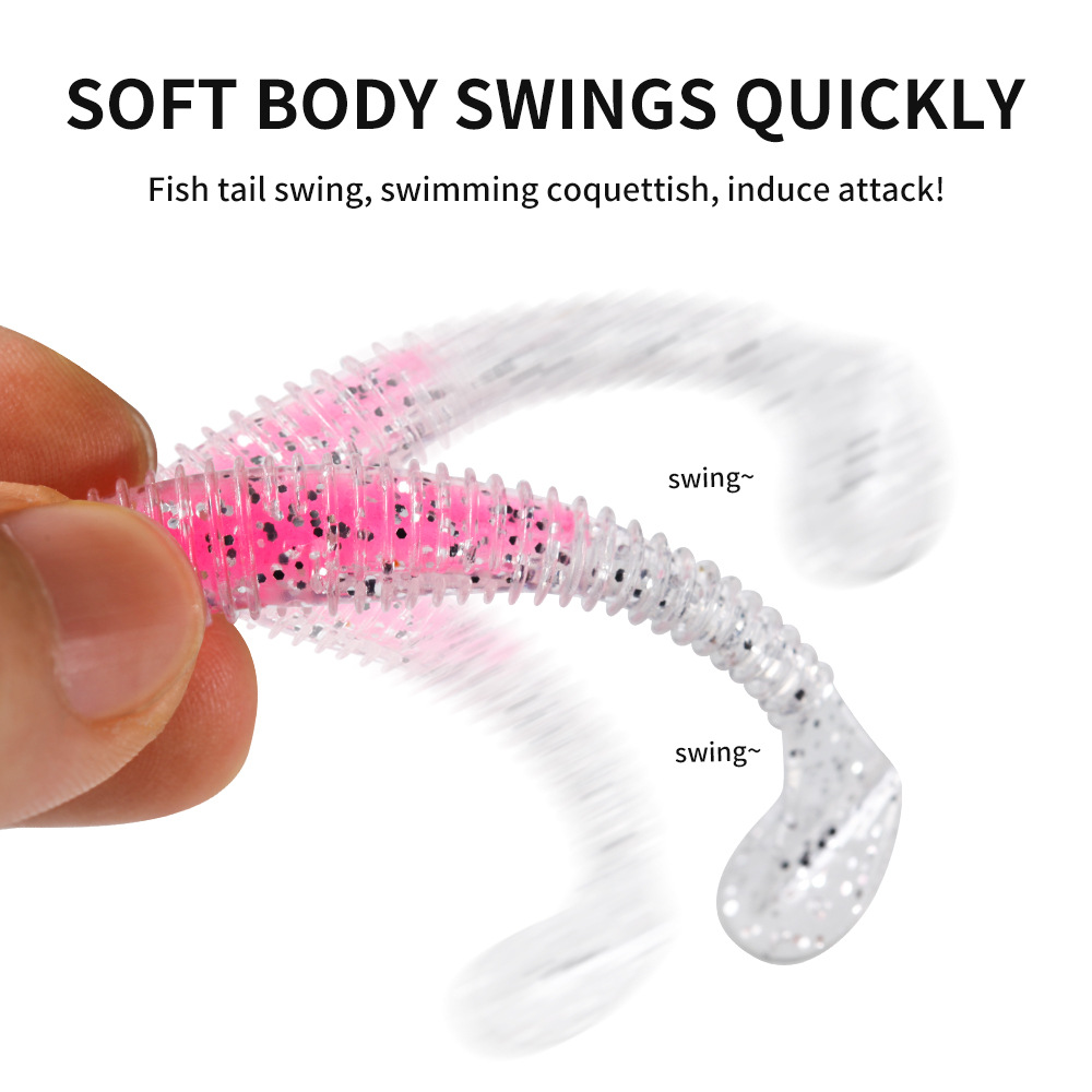 Wholesale T-Tail Lead Fish Lure Boxed, 9.5cm 20g Long Cast Glow-in-the-Dark Fishing Lure, JIG Lead Head T-Tail Soft Bait – Hard Lure – view 4