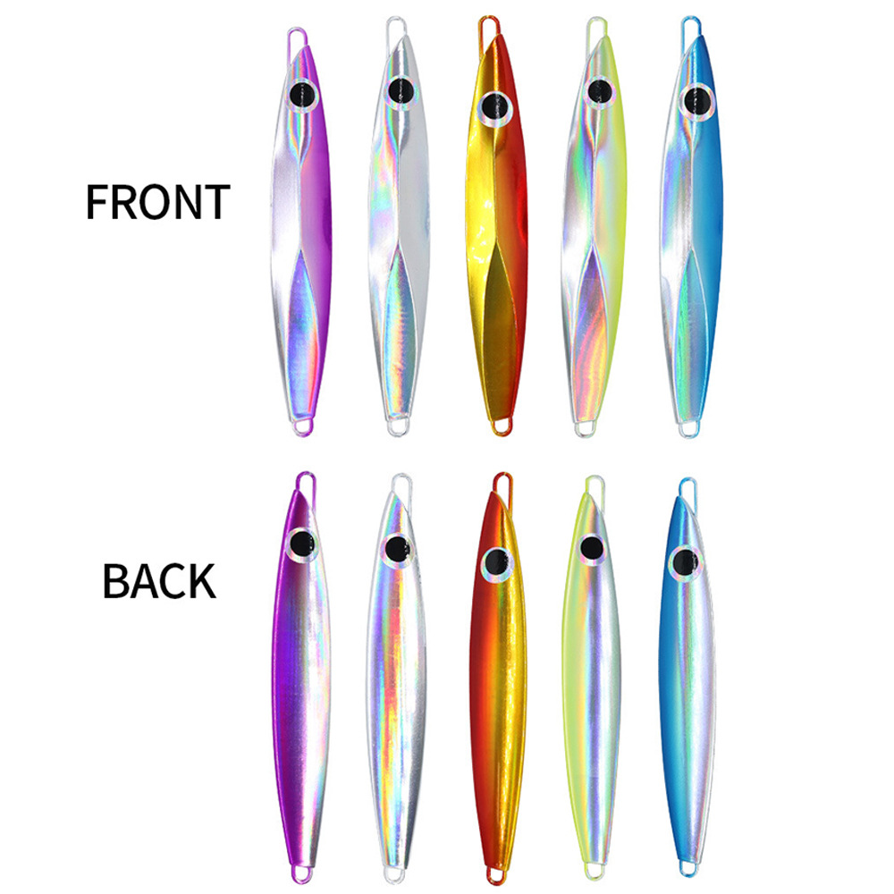 Lure Bait Jigging Lure Stainless Steel Big Iron Plate Die Super Long-distance Investment Big-gram Heavy Sea Fishing Bass – Metal Jig – view 2