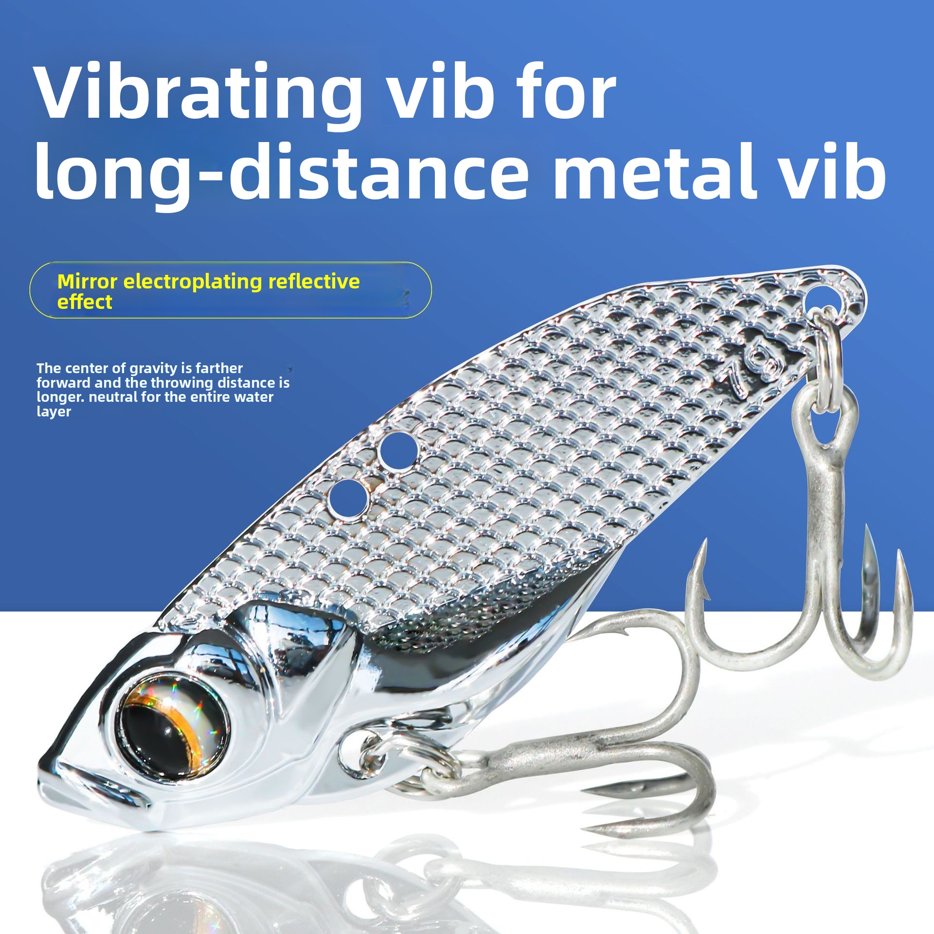 Lure Bait Artificial Hard Bait Zinc Alloy Set VIB Remote Shock Tremor Freshwater Bass Lure – VIB – view 4