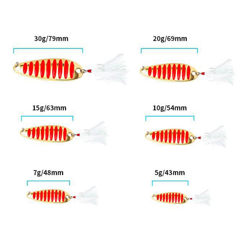 Single Curved Zinc Alloy Luya Sequin Artificial Hard Bait Lure for Bass White Bass with Hooks – Spoon & Spinner – view 5