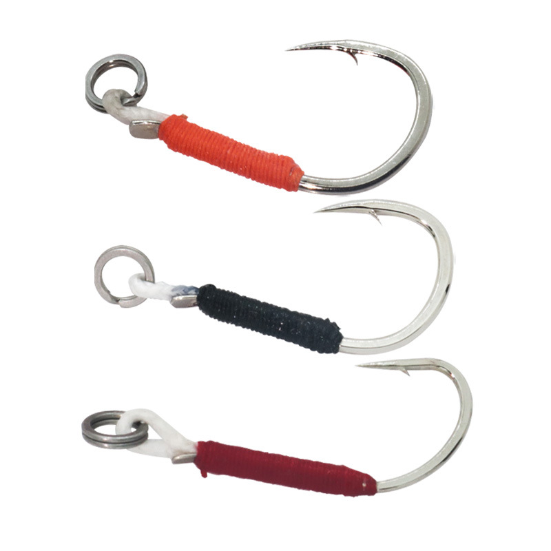 10Pcs Reinforced Micro Single Hooks, Stream Mandarin Fish Hand-Tied Fishing Single Hooks – Fishhook – view 1