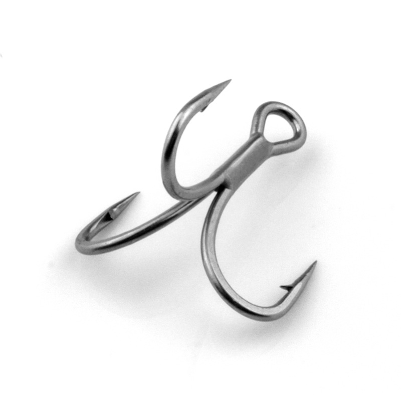[12 Pieces] Lexin Sai Ke Triple-Strengthened Anti-Rust Anti-Corrosion Treble Hooks Model GZ005 Seker 6066 for Wholesale – Fishhook – view 1
