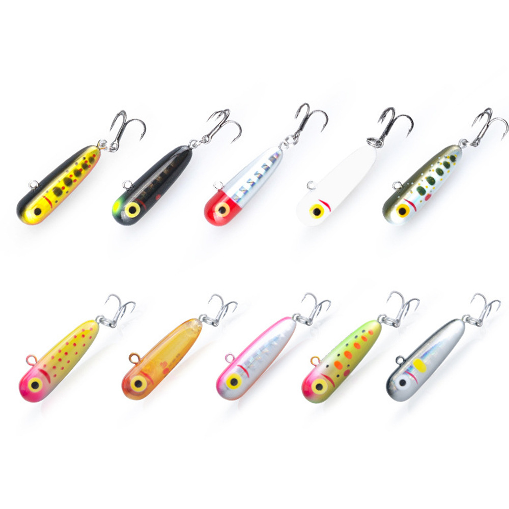 3.2g ABS Artificial Hard Bait Mine Pencil Slow Sink Stream Trout Horse Mouth Cock Green Strip Micro Lure – Pencil – view 4
