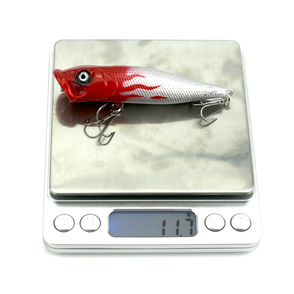 12g Popper Lure, Topwater Hard Bait, Waking Fishing Lure Fake Bait for Bass – Popper – view 4