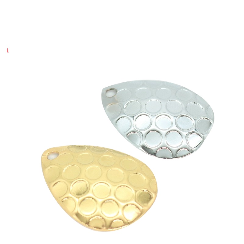 Heart-shaped Iron Noise Sheet Bait Mino VIB Modified Fishing Lure Accessories Flash Sheet Lure Artificial Hard Bionic Hooks – Spoon & Spinner – view 1