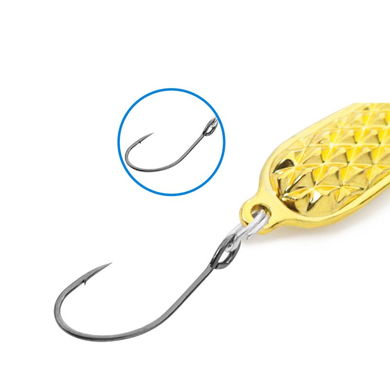 Micro Metal Spoon Lure, Ultralight Stream Spoon for Minnow, Bleak, Topmouth Culter and Bass, Freshwater Imitation Fishing Bait – Spoon & Spinner – view 4