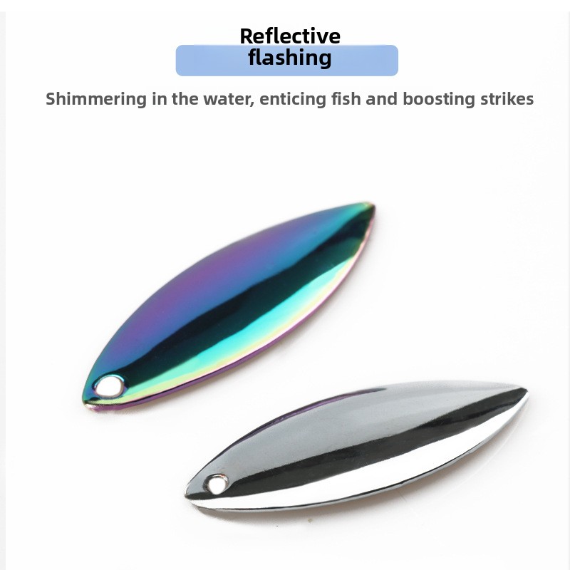 [100 Pack] Iron Live Bait Luya Bait Modification Accessories Noise Sheet Fishing Lure Without Hooks – Fishing Accessory – view 3