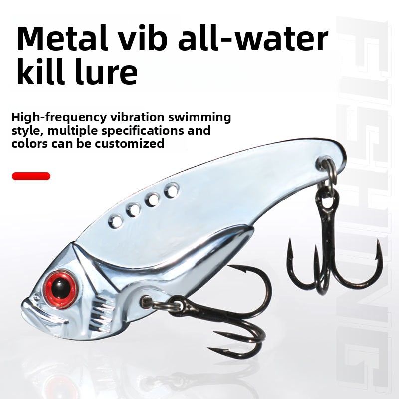 Cobra Tomahawk Vib Artificial Hard Bait with Hooks Zinc Alloy for Freshwater Fish Full Swimming Layer – Hard Lure – view 3
