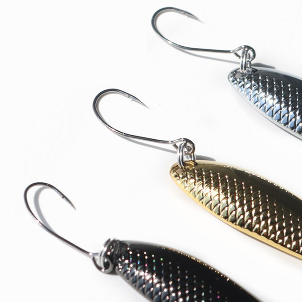 Small Water Demon Luya Horse Mouth Sequins Micro Artificial Hard Bait Zinc Alloy Hooks for Freshwater Fish Green Lure Fishing – Hard Lure – view 2