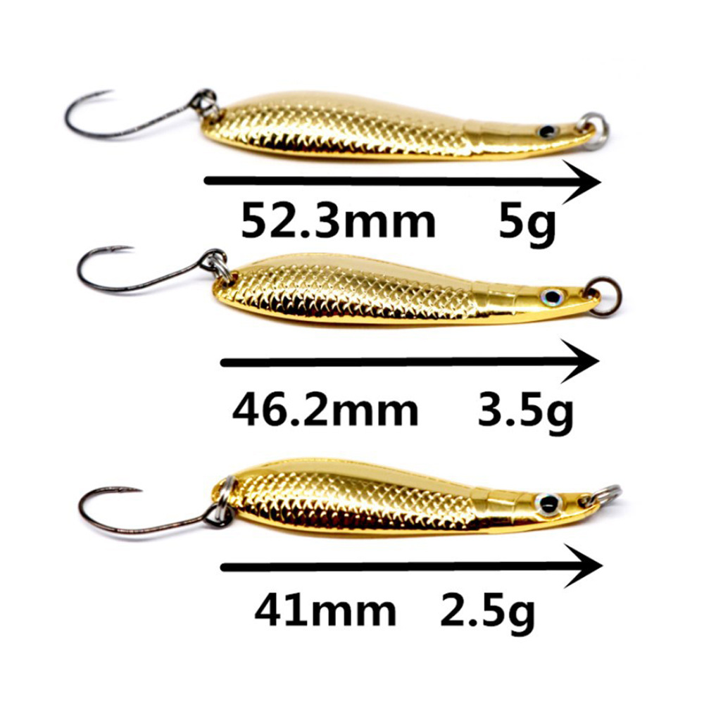 Small Water Demon Luya Horse Mouth Sequins Micro Artificial Hard Bait Zinc Alloy Hooks for Freshwater Fish Green Lure Fishing – Hard Lure – view 3