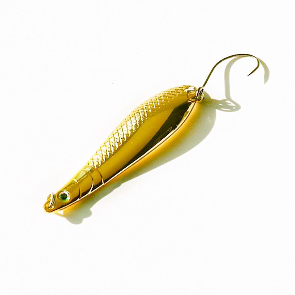 Small Water Demon Luya Horse Mouth Sequins Micro Artificial Hard Bait Zinc Alloy Hooks for Freshwater Fish Green Lure Fishing – Hard Lure – view 5