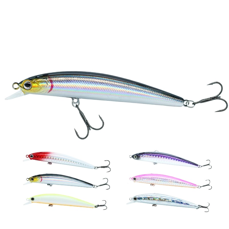 Lure Bait Chopping Silver Ship Far Submerged Mino Minnow Dead Flying System Cross-border Fresh Water False Bait Hooks – Minnow – view 1
