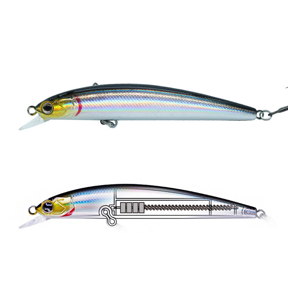 Lure Bait Chopping Silver Ship Far Submerged Mino Minnow Dead Flying System Cross-border Fresh Water False Bait Hooks – Minnow – view 3