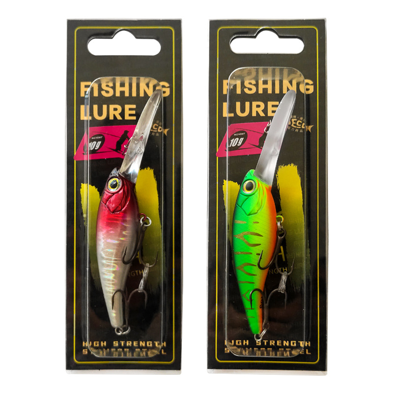 ABS 6g/10g Artificial Hard Bait Pumping Stop Bait Long Tongue Mino Hover Mino Hooks Mandarin Fish Perch Wild Fishing – Hard Lure – view 5