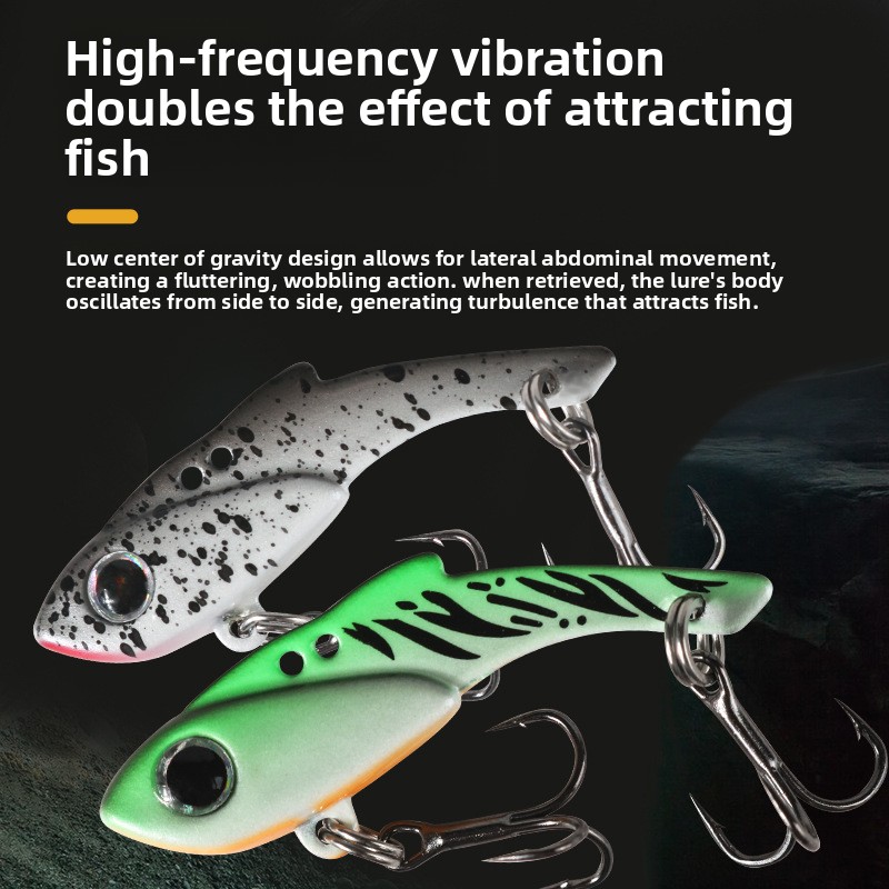 Young Falcon 5GVIB Luya Bait Stainless Steel Quivering VIP Micro Bionic Lure Artificial Hard Bait Hooks Mandarin Fish – Hard Lure – view 3