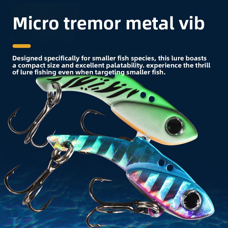 Young Falcon 5GVIB Luya Bait Stainless Steel Quivering VIP Micro Bionic Lure Artificial Hard Bait Hooks Mandarin Fish – Hard Lure – view 2