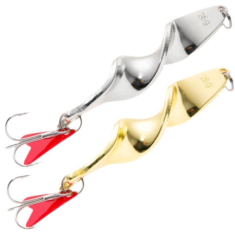 Spiral Metal Jig Lure, Long Cast Saltwater & Freshwater Fishing Tackle, Wholesale for Topmouth Culter & Bass – Spoon & Spinner – view 4