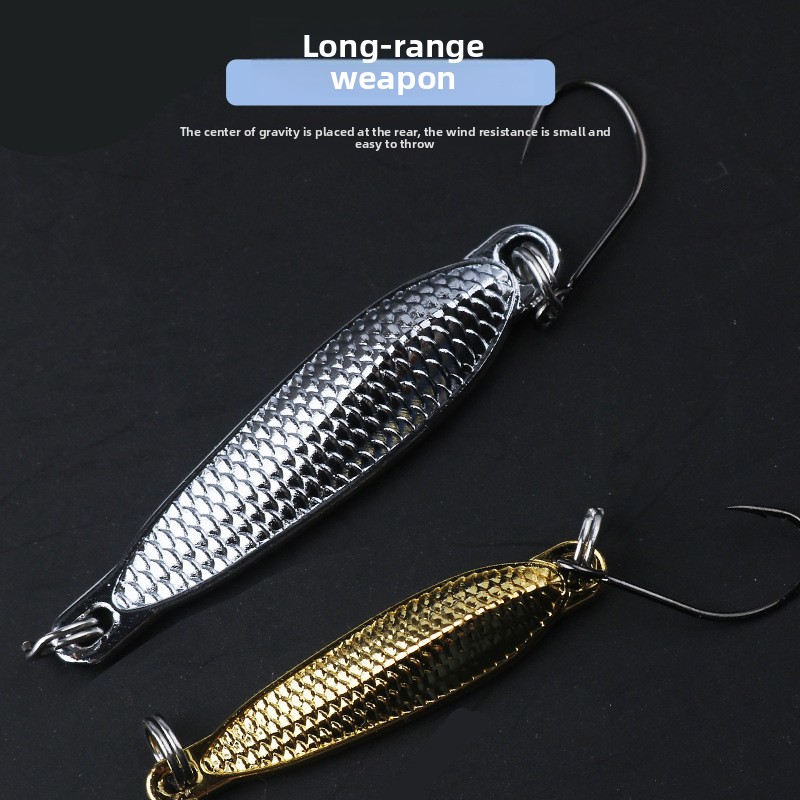 Zinc Alloy Artificial Hard Bait Lure Minnow for Perch Green Striped White Cocked Mouth Bionic Fake Bait – Spoon & Spinner – view 2