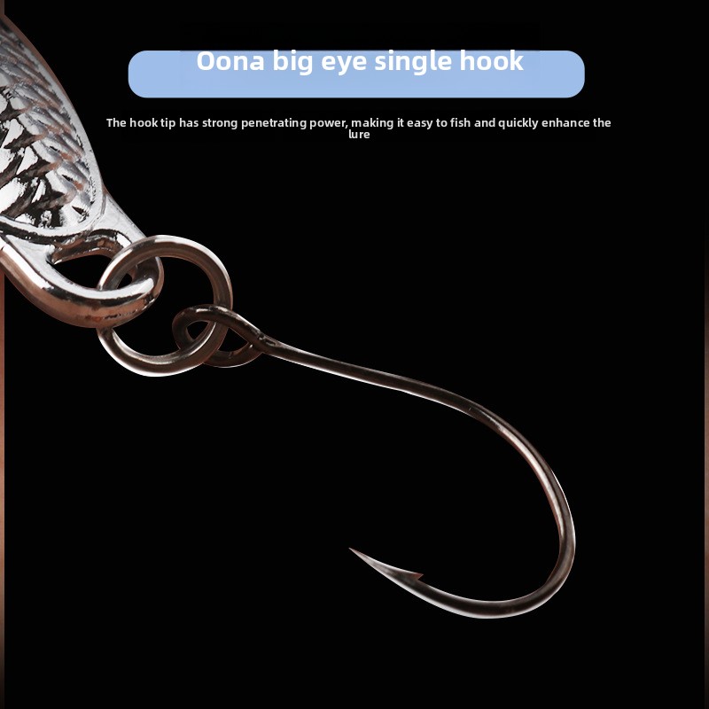 Zinc Alloy Artificial Hard Bait Lure Minnow for Perch Green Striped White Cocked Mouth Bionic Fake Bait – Spoon & Spinner – view 3