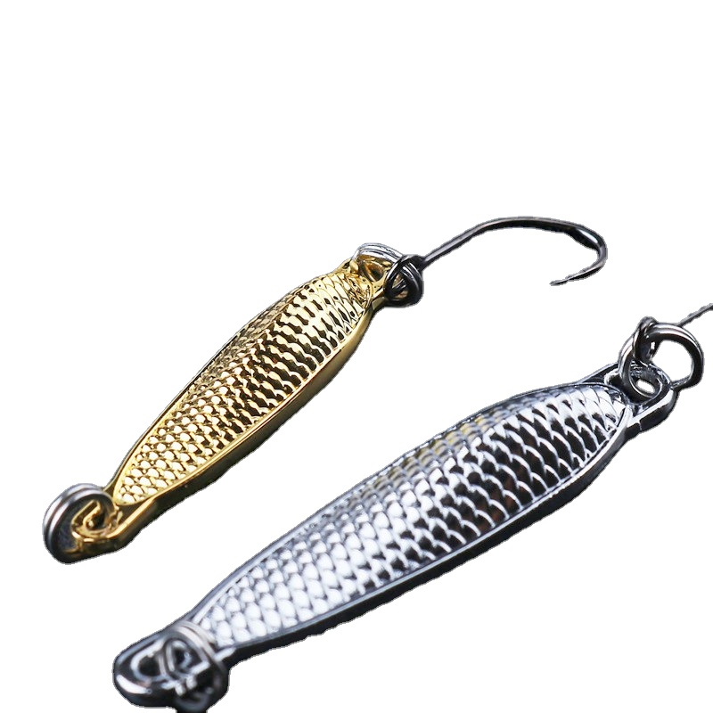 Zinc Alloy Artificial Hard Bait Lure Minnow for Perch Green Striped White Cocked Mouth Bionic Fake Bait – Spoon & Spinner – view 5