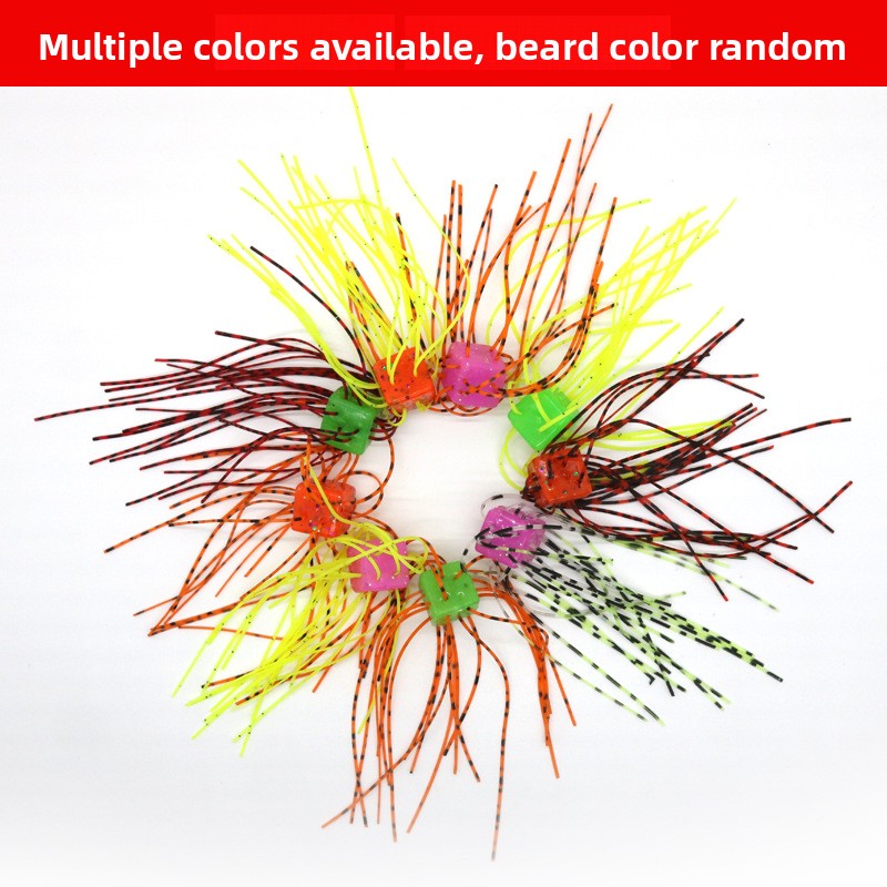 Custom New Dice Bait Black Pit God Handmade DIY Lead Without Hooks Mandarin Fish Bass Mouth Lure Artificial Soft Bait – Other Soft Lure – view 4