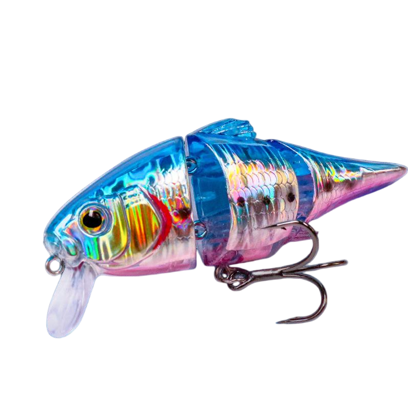Slow Floating Multi-section Artificial Hard Bait Stainless Steel 93g Black Pit Bass Fresh Water – Minnow – view 1