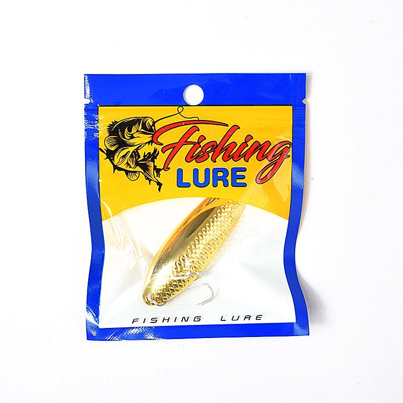 Metal Spoon Lure with Blood Groove Feather Treble Hook, Freshwater Artificial Bait for Minnow, Bass and Topmouth Culter – Spoon & Spinner – view 5
