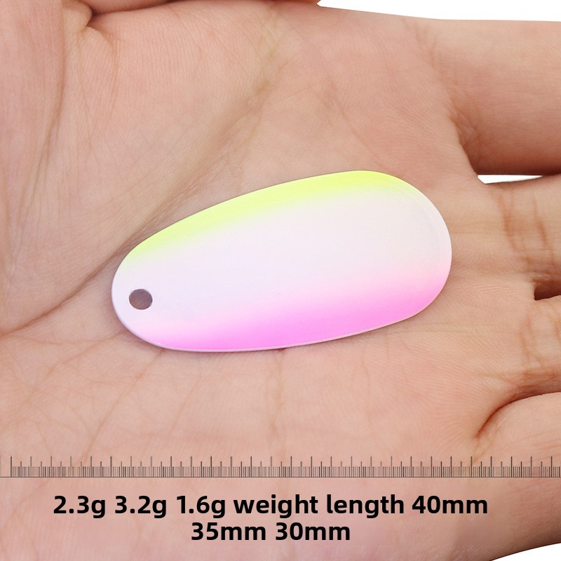 Lure Thunderfrog Luya Bait Horse Mouth Sequin Color Noise Film Micro-object Bionic Artificial Hard Bait Stainless Steel – Spoon & Spinner – view 3
