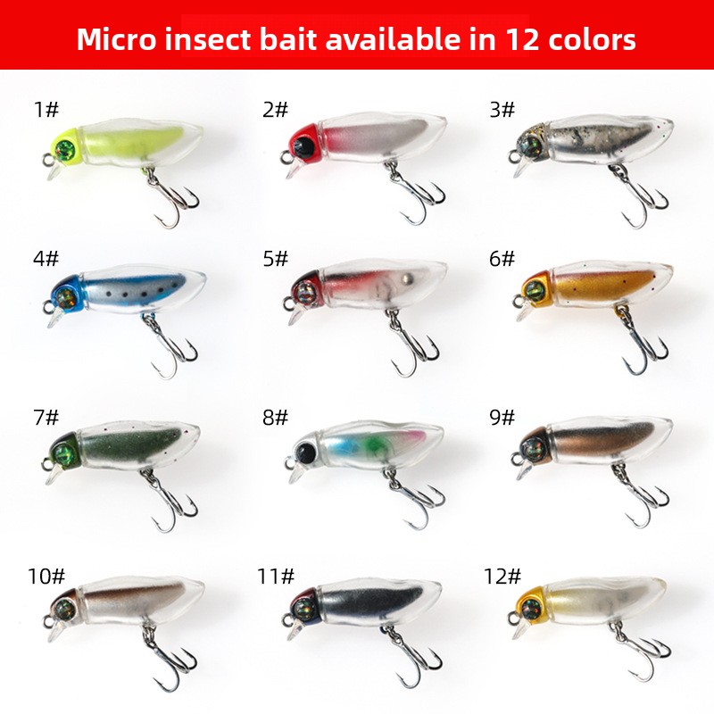 Lure Artificial Hard Bait Stainless Steel Micro-object Insect Minnow Pencil Soft Floating Customization No Hooks – Hard Lure – view 5