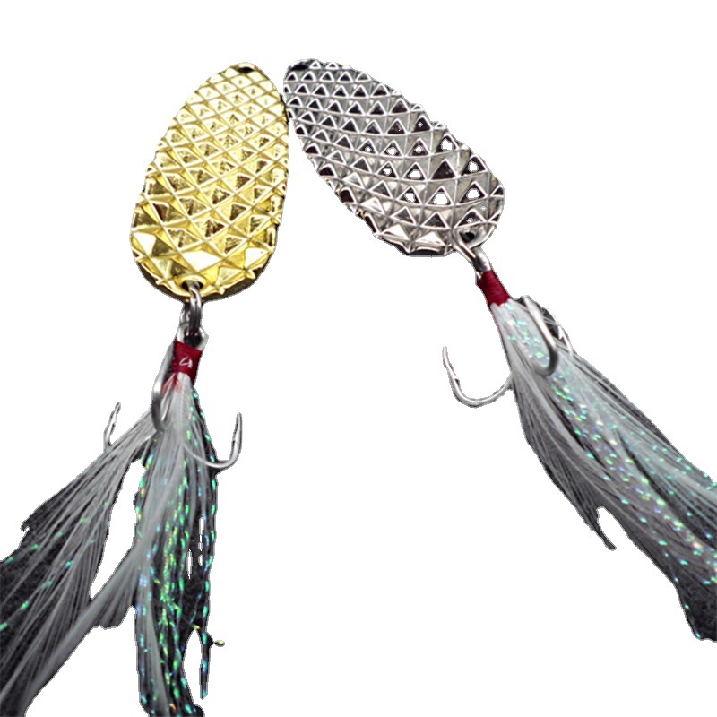 Espressif Diamond Holographic Zinc Alloy Cicada Lure Sequins for Xinjiang Sea Fishing Bass Artificial Hard Bait – Spoon & Spinner – view 1