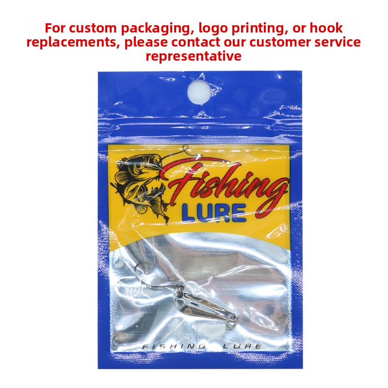 Zinc Alloy Clavicle Lure Sequin Micro-object Cock-mouth Makou Stream Freshwater Fish Artificial Hard Bait Killing Bait – Spoon & Spinner – view 5